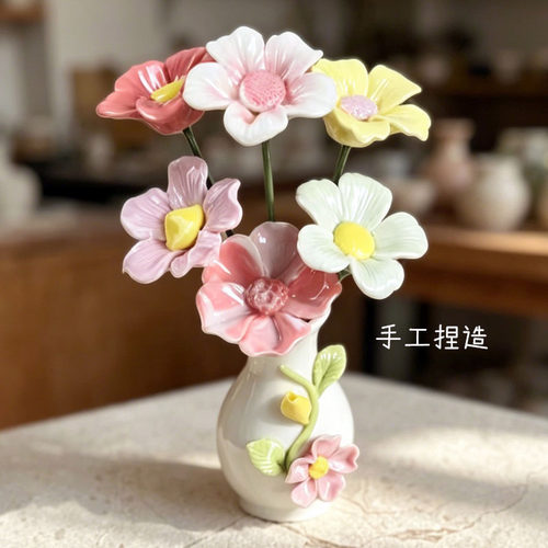 景德镇手工高温永生仿真花母亲节