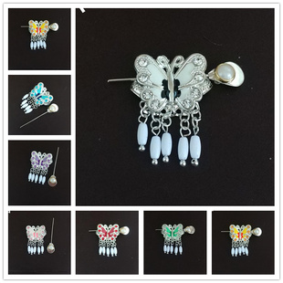 古装29厘米叶罗丽心怡玩具娃娃古装头饰 DIY 珠釵步摇OB小布发簪