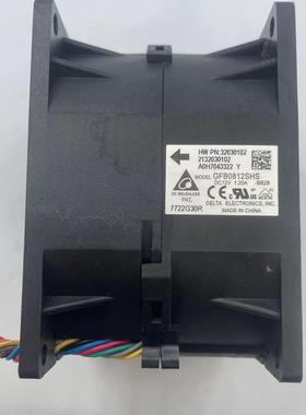 GFB0812SHS 台达8056 12V 1.2A 8cm双滚珠暴力高转速服务器风扇机