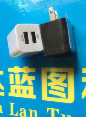 通用型2A器 双头USB充电头 电源插头 变压器 220V转5V转换插头