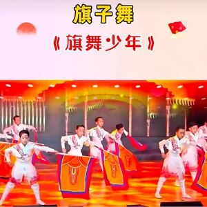 少年舞蹈帜旗舞演出服