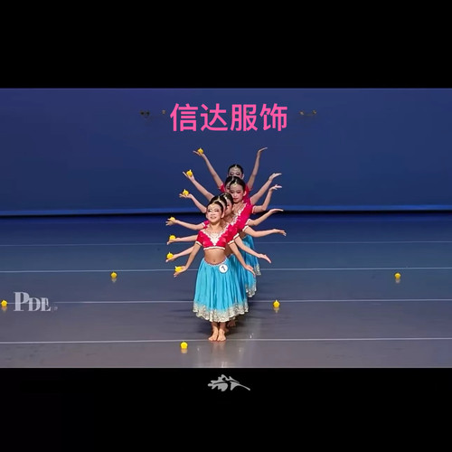 宝莱坞新款印度舞演出服帕莎女孩舞蹈服异域风情民族舞蹈花儿儿童