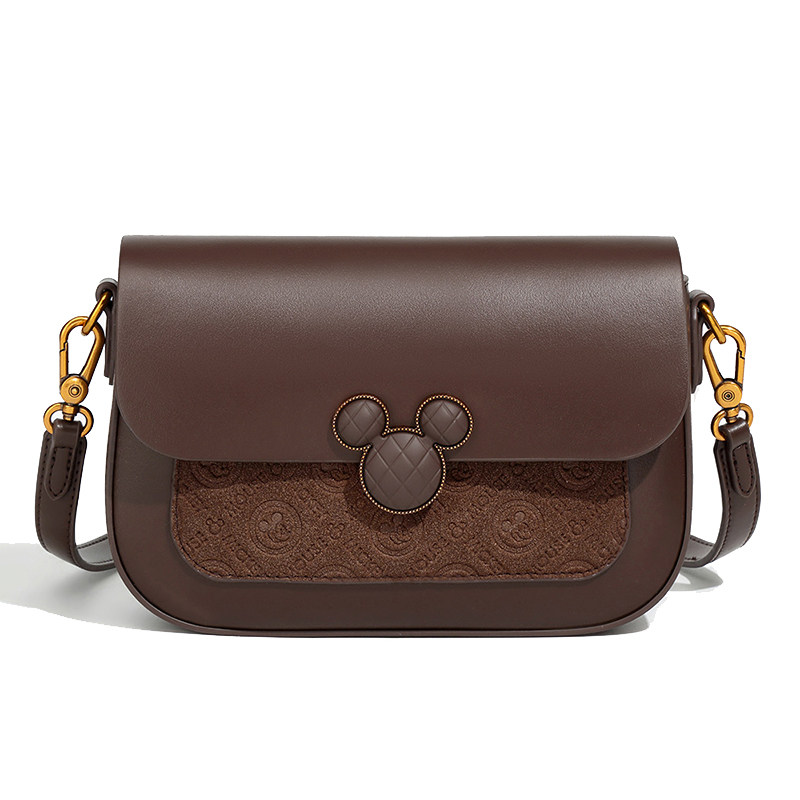 Disney/迪士尼米奇包包女款2024新款春夏小众斜跨单肩通勤复古包