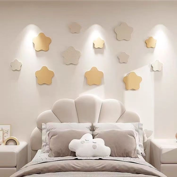 毛毡板星星装饰背景板软木板