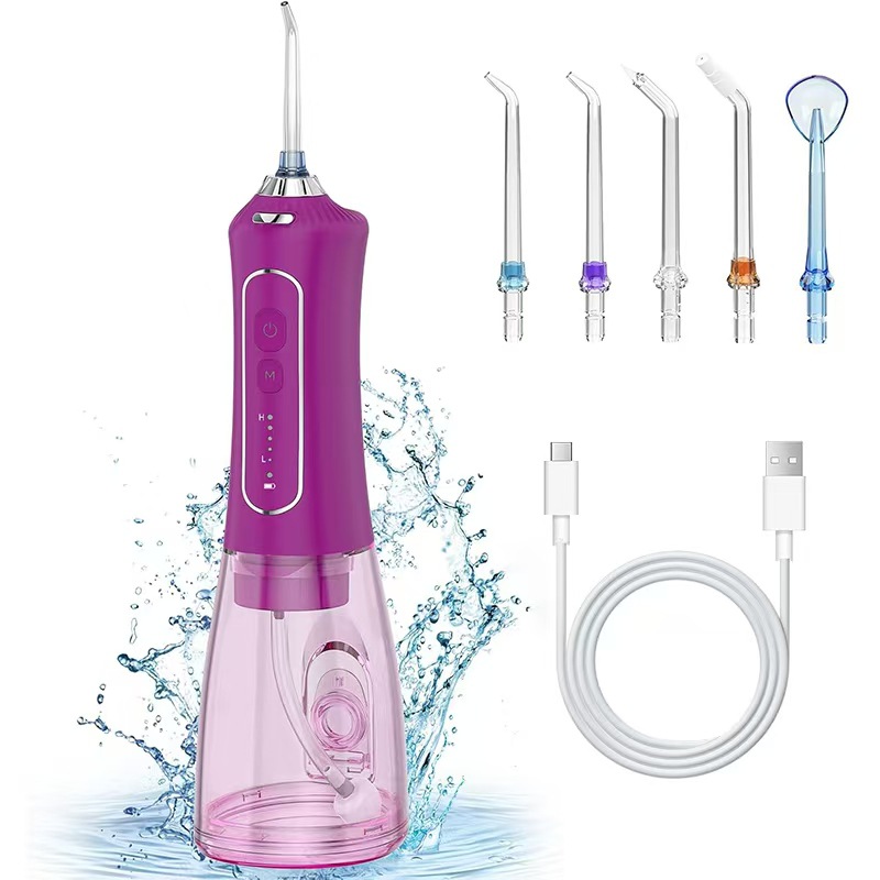 wellleo同款便携式家用冲牙器水牙线f6共5喷嘴