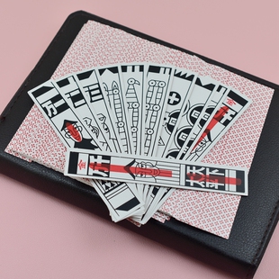 溆浦老牌麻雀胡麻将型塑料纸牌老式老年人长条扑克听胡牌