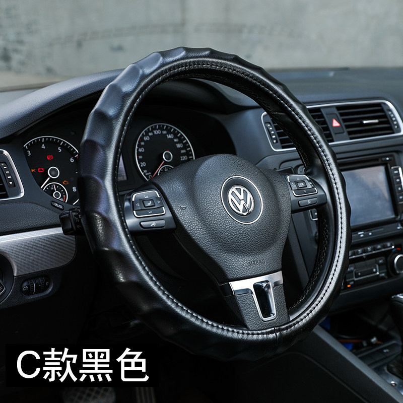 汽车方向盘套真皮透气把套防滑吸方向盘套