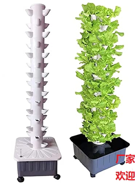 儒风蔬菜水培种菜机立柱式无土栽培雨淋系统HydroponicGrow Tower