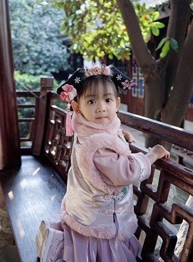 Everlasting Y 2026原创新款女宝宝拜年服儿童汉服/女童旗袍/斗篷