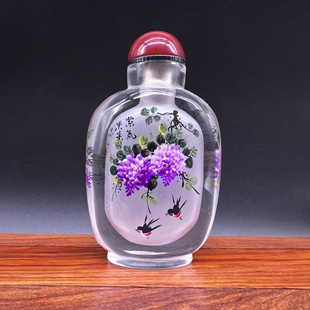 促销诚信鼻烟壶内画手绘中国特色商务摆件送老外支持定制