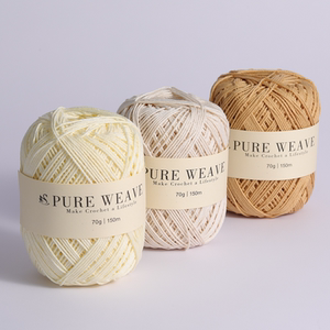 PureWeave欧根纱线高品质手工编织线diy包包帽子硬挺线材