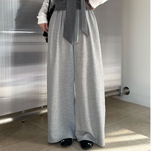 慵懒松弛气质高级藏肉显瘦百搭休闲阔腿卫裤 SUNCC自制 秋冬神裤