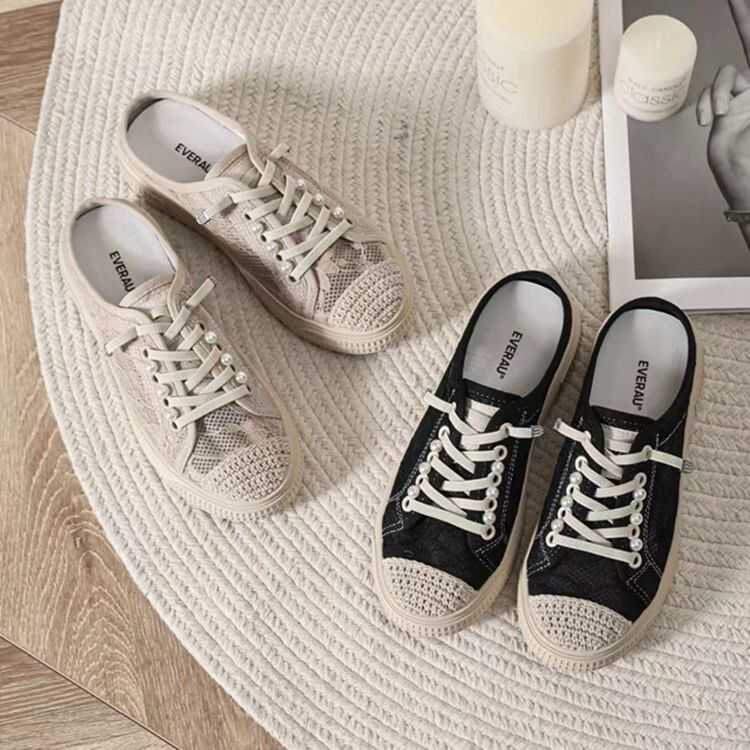 小香风包头透气外穿渔夫鞋