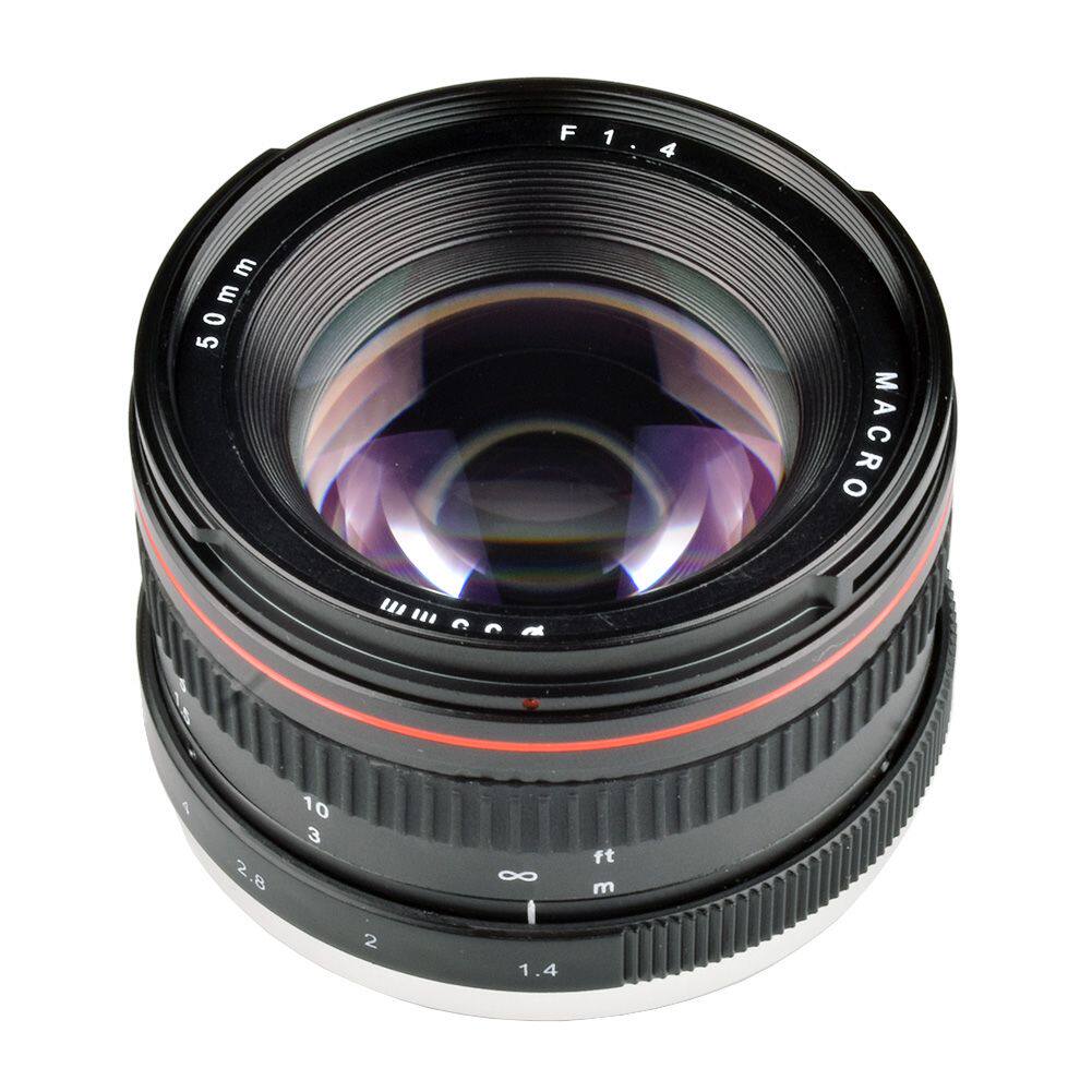 50mm F1.4 超大光圈标准人像定焦手动国产镜头 适用佳能尼康索尼E