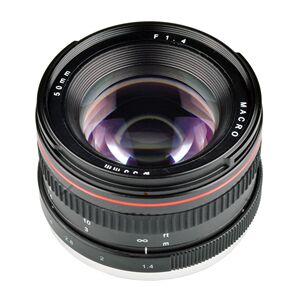 50mm F1.4 超大光圈标准人像定焦手动国产镜头 适用佳能尼康索尼E