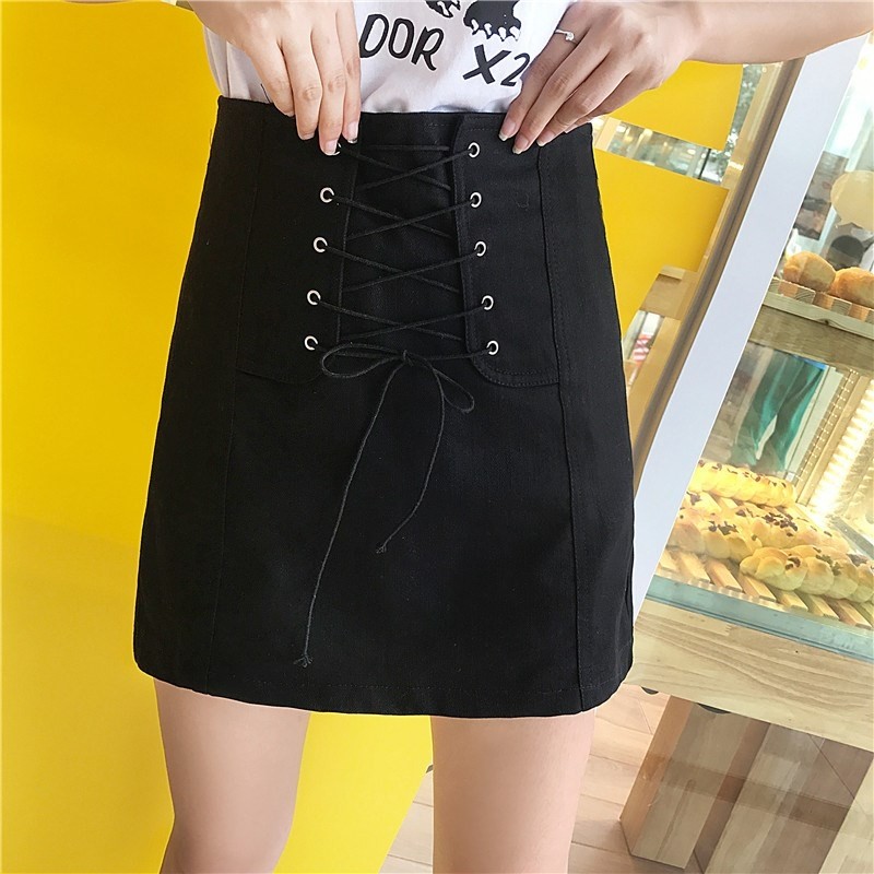 春季女装新款韩版修身高腰绑带包臀短裙学生休闲纯色a子半身裙潮在类目 女装/女士精品, 半身裙中 - 来自Buy2taobao.com提供专业的淘宝代购服务