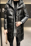 2021秋冬装新款连帽长款羽绒服男钱塘3029-09版-P450真模，男装羽绒服，钱塘6006(原3029)