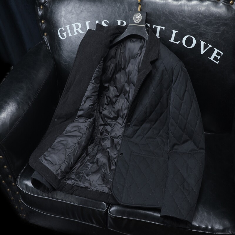 2025秋冬装新款90绒小西装羽绒服男加厚钱塘6006-7212-P290沙发图,男装西服套装,钱塘6006(原3029)
