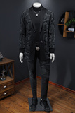 2025秋冬装新款中长款羽绒服男加厚钱塘6006-2277-P285镂空图，男装羽绒服，钱塘6006(原3029)