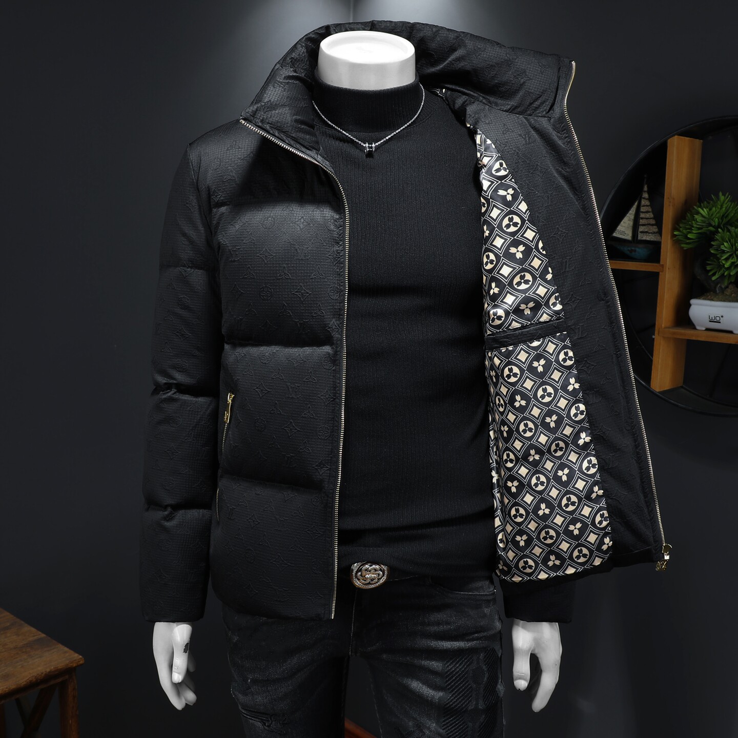2025秋冬装90%绒立领羽绒服男钱塘6006-5315-P330假模图,男装羽绒服,钱塘6006(原3029)