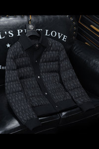 2025秋冬装新款90绒针织领羽绒服男 钱塘6006-7203-P310 沙发图图片