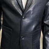 2025秋装新款鳄鱼皮西装男钱塘6006-8222P175真模，男装西服，钱塘6006(原3029)