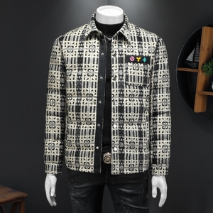 2025秋冬装90%绒翻领羽绒服男 钱塘6006-5112-P320 假模图图片