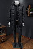 2025秋冬装90白鸭绒中长款羽绒服男加厚钱塘6006-7721-P330假模图，男装羽绒服，钱塘6006(原3029)