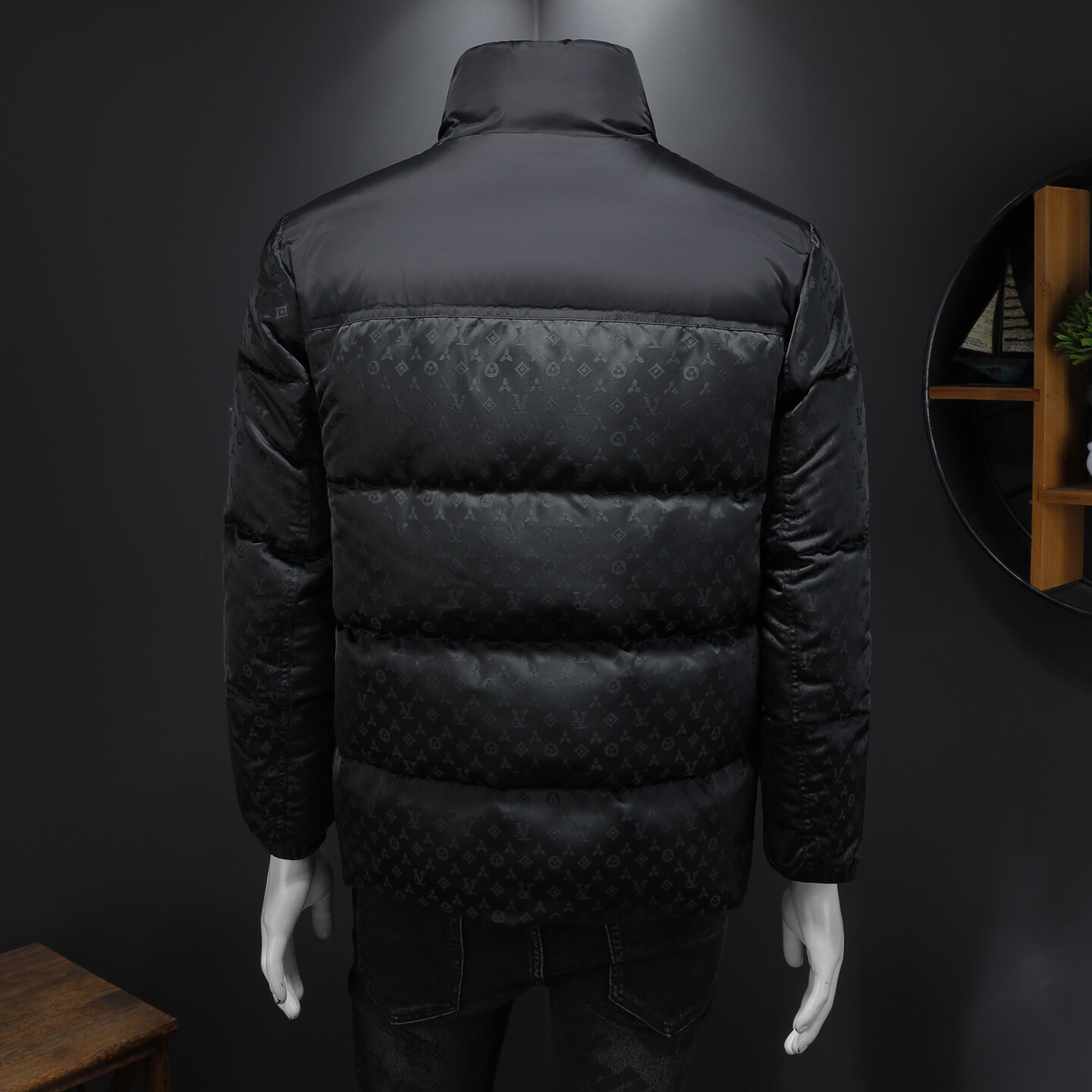 2025秋冬装90%绒立领羽绒服男钱塘6006-5121-P330假模图,男装羽绒服,钱塘6006(原3029)