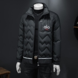 2025秋冬装90%绒麦穗拼接羽绒服男钱塘6006-5125-P320假模图，男装羽绒服，钱塘6006(原3029)