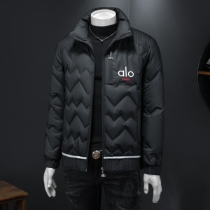2025秋冬装90%绒麦穗拼接羽绒服男 钱塘6006-5125-P320 假模图图片