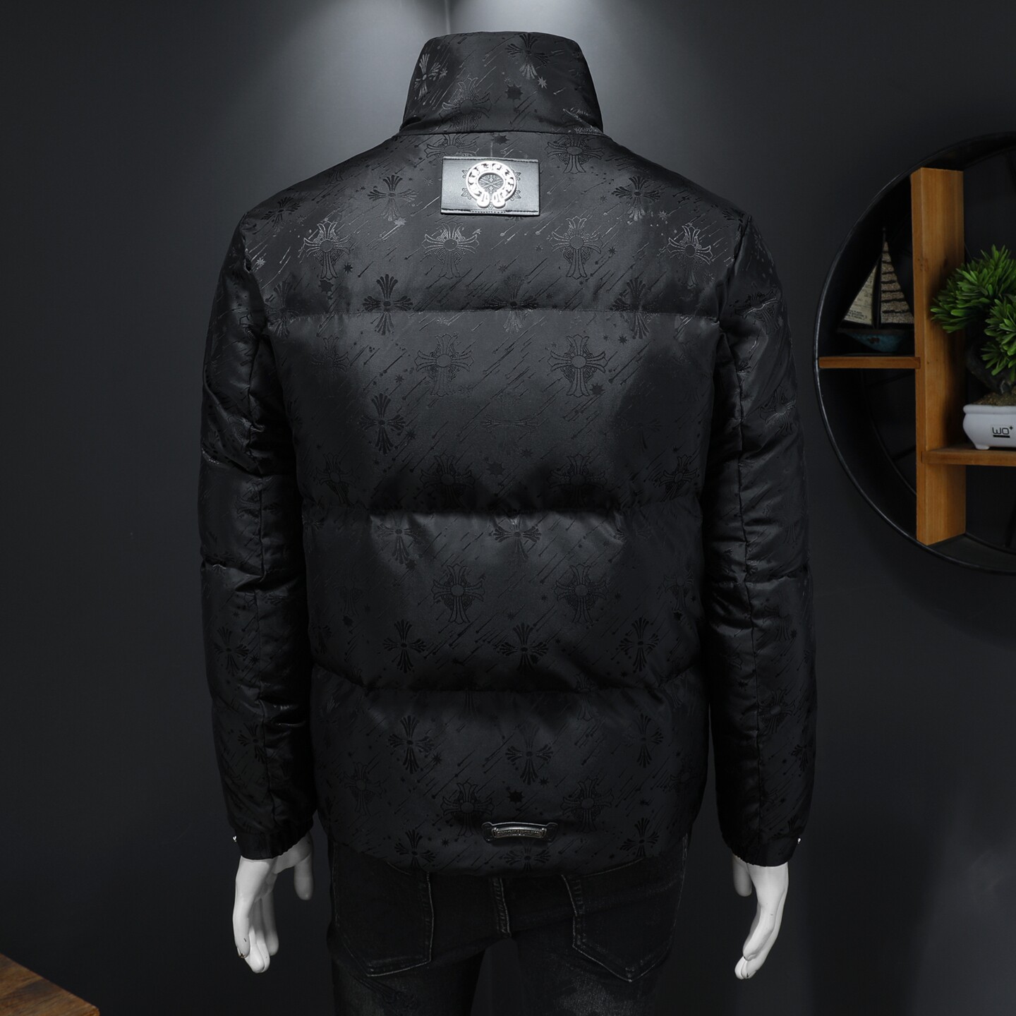 2025秋冬装90%绒立领羽绒服男钱塘6006-5313-P330假模图,男装羽绒服,钱塘6006(原3029)
