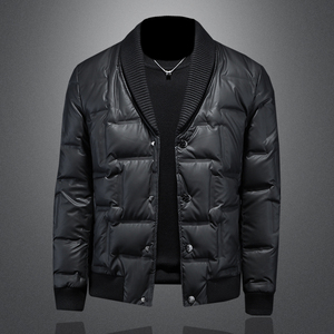 2025秋冬装新款针织领羽绒服男 钱塘6006-9107-P285 镂空图,男装羽绒服,钱塘6006(原3029)