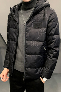 2021秋冬装新款连帽羽绒服男加厚 钱塘3029-00138-P300-真模图片