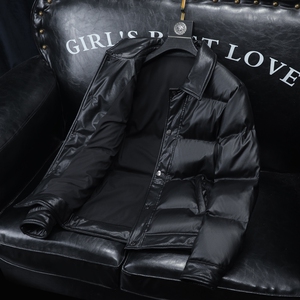 2025秋冬装新款90绒PU皮羽绒服男 6006-7202-P310  沙发图图片