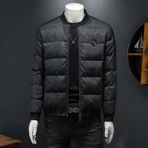 2021秋冬装新款印花羽绒服男 钱塘3029-00136-P265  假模图片