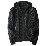 2025春季新款植绒连帽夹克男钱塘3029-2863-P155平铺图，男装夹克，钱塘6006(原3029)