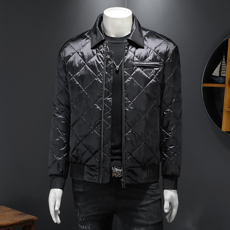 2021秋冬季新款翻领轻薄羽绒服男 钱塘3029-00107-P265 假模图片