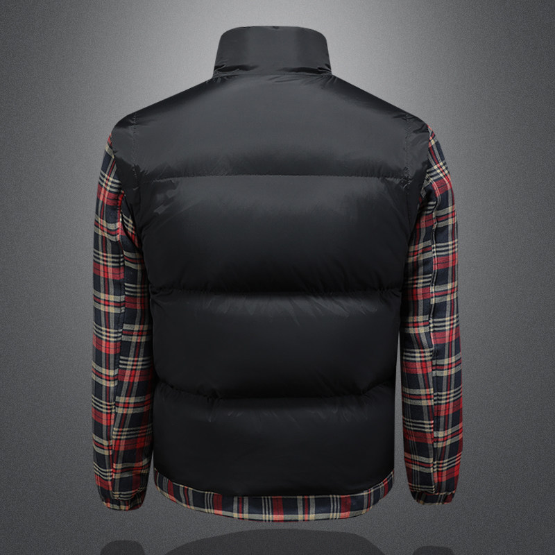 2025秋冬装90%绒立领羽绒服男钱塘6006-5116-P320镂空图,男装羽绒服,钱塘6006(原3029)