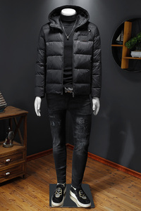 2021秋冬装新款连帽羽绒服男加厚 钱塘3029-00138-P300  假模图片