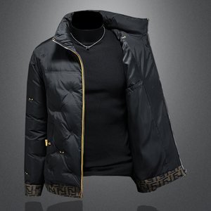 2025秋冬装刺绣90%绒立领羽绒服男 钱塘6006-5108-P320 镂空图图片