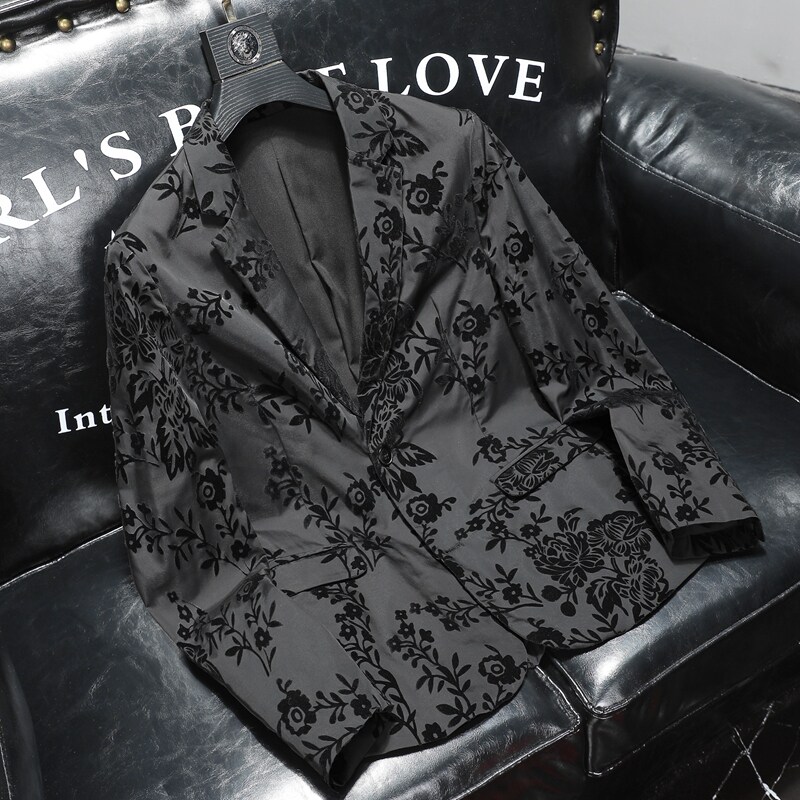 2021秋装新款植绒西装男钱塘3029-806-P180沙发图控价248，男装西服，钱塘6006(原3029)