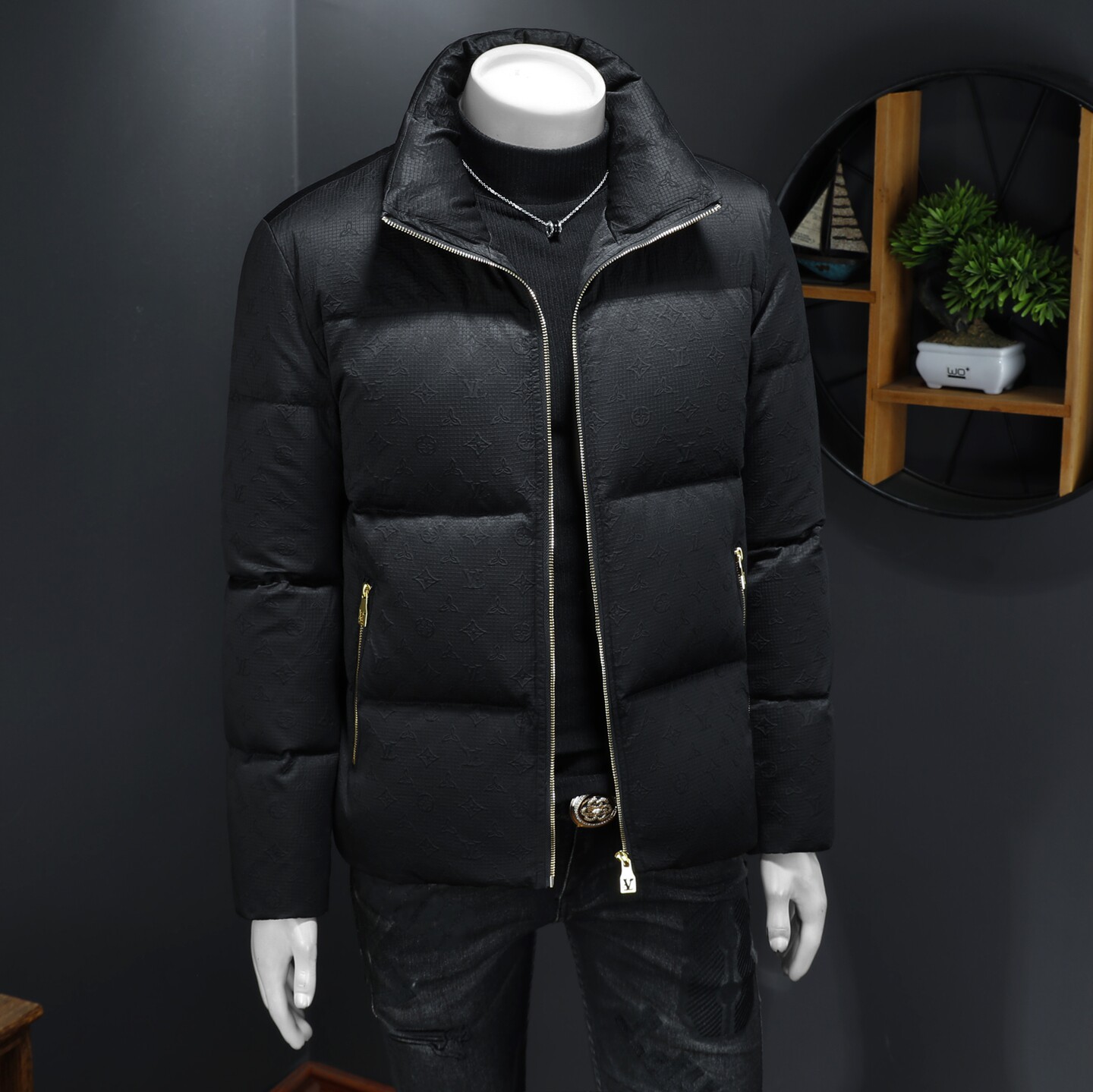 2025秋冬装90%绒立领羽绒服男钱塘6006-5315-P330假模图,男装羽绒服,钱塘6006(原3029)