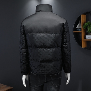 2025秋冬装新款拼接立领羽绒服男 钱塘6006-9988-P310 假模图图片
