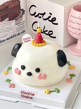 网红彩色波点韩国生日甜品台蜡烛