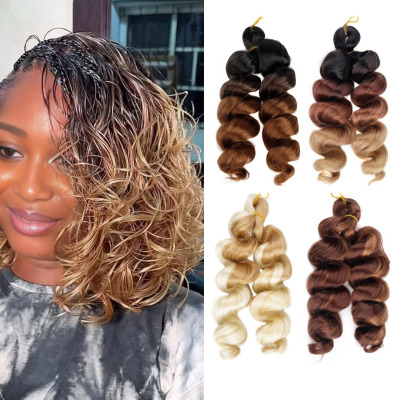 假发钩针发接发双卷Italy curly Crochet Braids Braiding Hair