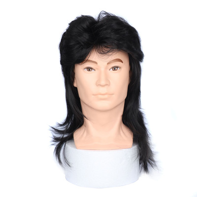 假发头套80年代复古造型Mullet Wig for Men Vintage 80s Cosplay