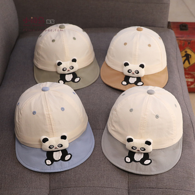 宝宝帽子夏天大帽檐速干遮阳帽