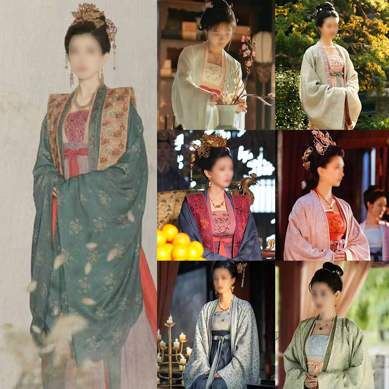 清平乐同款影视古装女宋制服饰宋朝皇后贵妃汉服唐朝襦裙演出服