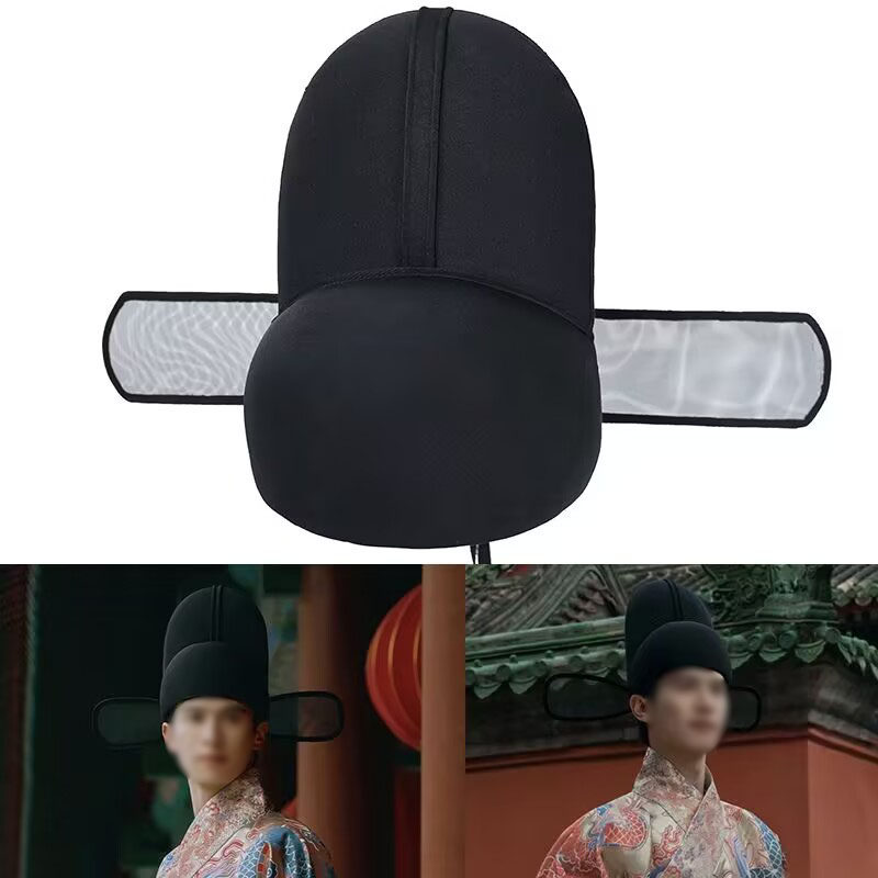 古风婚帽冠帽配饰婚礼明制汉服明制蟒服男乌纱配帽子常服首服御史